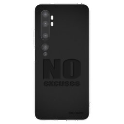 Átlátszó szilikon tok az alábbi mobiltelefonokra Xiaomi Mi Note 10 (Pro) - No Excuses