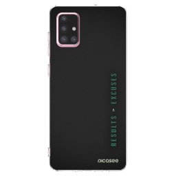 Átlátszó szilikon tok az alábbi mobiltelefonokra Samsung Galaxy A71 A715F - Results x Excuses