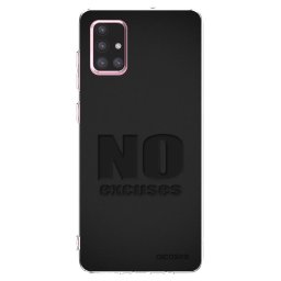 Átlátszó szilikon tok az alábbi mobiltelefonokra Samsung Galaxy A71 A715F - No Excuses
