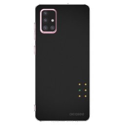 Átlátszó szilikon tok az alábbi mobiltelefonokra Samsung Galaxy A71 A715F - Pulse