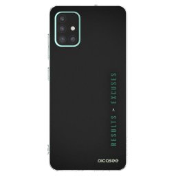 Átlátszó szilikon tok az alábbi mobiltelefonokra Samsung Galaxy A51 A515F - Results x Excuses