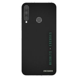 Átlátszó szilikon tok az alábbi mobiltelefonokra Huawei P40 Lite E - Results x Excuses