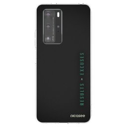 Átlátszó szilikon tok az alábbi mobiltelefonokra Huawei P40 Pro - Results x Excuses
