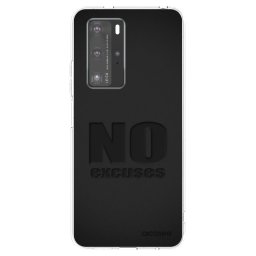 Átlátszó szilikon tok az alábbi mobiltelefonokra Huawei P40 Pro - No Excuses