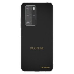 Átlátszó szilikon tok az alábbi mobiltelefonokra Huawei P40 Pro - Discipline