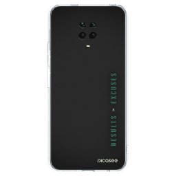 Átlátszó szilikon tok az alábbi mobiltelefonokra Xiaomi Redmi Note 9 Pro - Results x Excuses