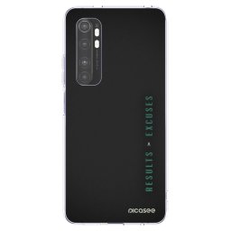 Átlátszó szilikon tok az alábbi mobiltelefonokra Xiaomi Mi Note 10 Lite - Results x Excuses