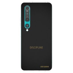 Átlátszó szilikon tok az alábbi mobiltelefonokra Xiaomi Mi 10 - Discipline
