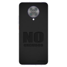 Átlátszó szilikon tok az alábbi mobiltelefonokra Xiaomi Poco F2 Pro - No Excuses