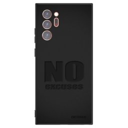 Fekete szilikon tok az alábbi mobiltelefonokra Samsung Galaxy Note 20 Ultra - No Excuses
