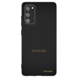 Fekete szilikon tok az alábbi mobiltelefonokra Samsung Galaxy S20 FE - Discipline