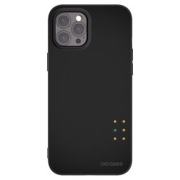 Fekete szilikon tok az alábbi mobiltelefonokra Apple iPhone 12 Pro Max - Pulse