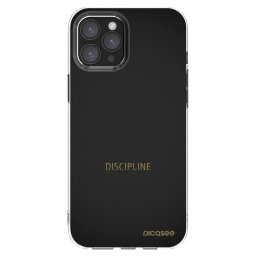 Átlátszó szilikon tok az alábbi mobiltelefonokra Apple iPhone 12 Pro Max - Discipline