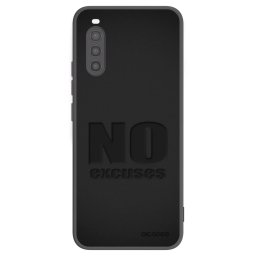 Fekete szilikon tok az alábbi mobiltelefonokra Sony Xperia 10 II - No Excuses