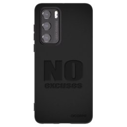 Fekete szilikon tok az alábbi mobiltelefonokra Huawei P40 - No Excuses