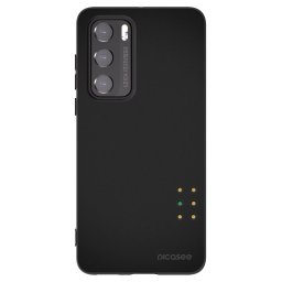 Fekete szilikon tok az alábbi mobiltelefonokra Huawei P40 - Pulse