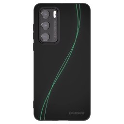 Fekete szilikon tok az alábbi mobiltelefonokra Huawei P40 - Be Different