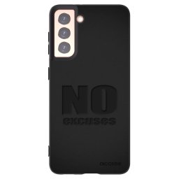 Fekete szilikon tok az alábbi mobiltelefonokra Samsung Galaxy S21 5G G991B - No Excuses
