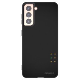 Fekete szilikon tok az alábbi mobiltelefonokra Samsung Galaxy S21 5G G991B - Pulse
