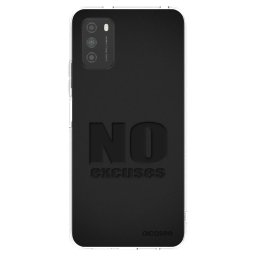 Átlátszó szilikon tok az alábbi mobiltelefonokra Xiaomi Poco M3 - No Excuses