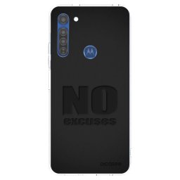 Átlátszó szilikon tok az alábbi mobiltelefonokra Motorola Moto G8 - No Excuses