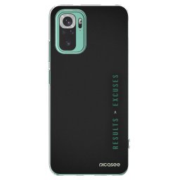 Átlátszó szilikon tok az alábbi mobiltelefonokra Xiaomi Redmi Note 10 Pro - Results x Excuses