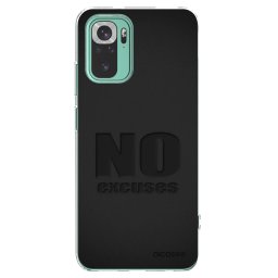 Átlátszó szilikon tok az alábbi mobiltelefonokra Xiaomi Redmi Note 10 Pro - No Excuses