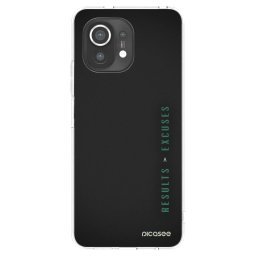 Átlátszó szilikon tok az alábbi mobiltelefonokra Xiaomi Mi 11 - Results x Excuses