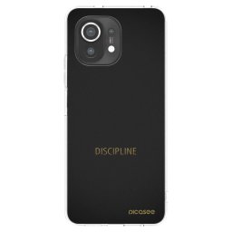 Átlátszó szilikon tok az alábbi mobiltelefonokra Xiaomi Mi 11 - Discipline