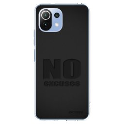 Átlátszó szilikon tok az alábbi mobiltelefonokra Xiaomi Mi 11 Lite - No Excuses