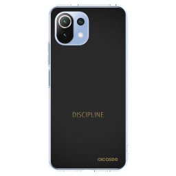 Átlátszó szilikon tok az alábbi mobiltelefonokra Xiaomi Mi 11 Lite - Discipline