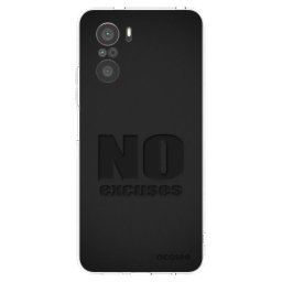 Átlátszó szilikon tok az alábbi mobiltelefonokra Xiaomi Poco F3 - No Excuses