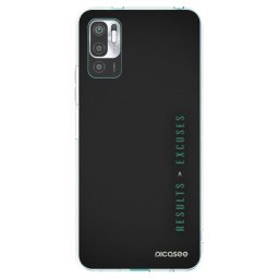 Átlátszó szilikon tok az alábbi mobiltelefonokra Xiaomi Redmi Note 10 5G - Results x Excuses