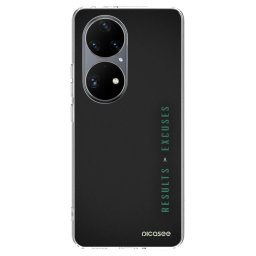 Átlátszó szilikon tok az alábbi mobiltelefonokra Huawei P50 - Results x Excuses