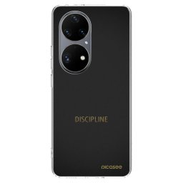 Átlátszó szilikon tok az alábbi mobiltelefonokra Huawei P50 - Discipline