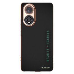 Átlátszó szilikon tok az alábbi mobiltelefonokra Huawei Nova 9 - Results x Excuses