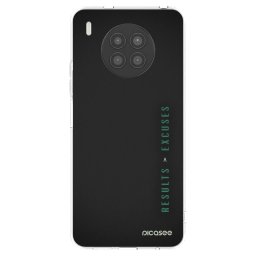 Átlátszó szilikon tok az alábbi mobiltelefonokra Huawei Nova 8i - Results x Excuses