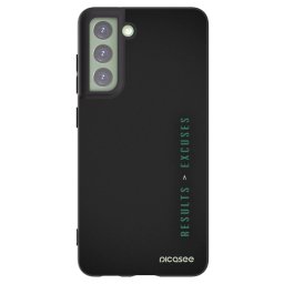 Fekete szilikon tok az alábbi mobiltelefonokra Samsung Galaxy S21 FE 5G - Results x Excuses