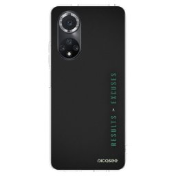 Átlátszó szilikon tok az alábbi mobiltelefonokra Huawei Nova 9 SE - Results x Excuses