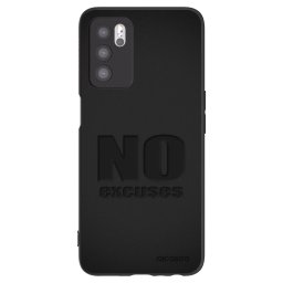 Fekete szilikon tok az alábbi mobiltelefonokra OPPO A16 - No Excuses