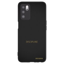 Fekete szilikon tok az alábbi mobiltelefonokra OPPO A16 - Discipline
