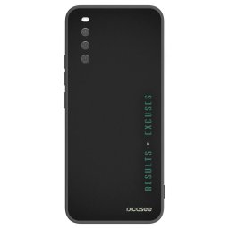 Fekete szilikon tok az alábbi mobiltelefonokra Sony Xperia 10 III - Results x Excuses