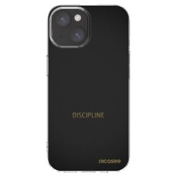 Átlátszó szilikon tok az alábbi mobiltelefonokra Apple iPhone 15 - Discipline