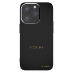 Átlátszó szilikon tok az alábbi mobiltelefonokra Apple iPhone 15 Pro - Discipline