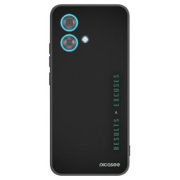 Fekete szilikon tok az alábbi mobiltelefonokra Motorola Edge 40 Neo - Results x Excuses