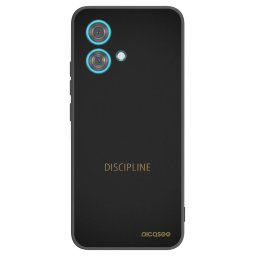 Fekete szilikon tok az alábbi mobiltelefonokra Motorola Edge 40 Neo - Discipline