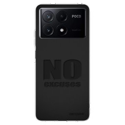Átlátszó szilikon tok az alábbi mobiltelefonokra Xiaomi Poco X6 Pro - No Excuses