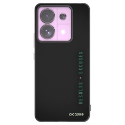 Fekete szilikon tok az alábbi mobiltelefonokra Xiaomi Redmi Note 13 Pro 5G - Results x Excuses