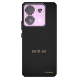 Fekete szilikon tok az alábbi mobiltelefonokra Xiaomi Redmi Note 13 Pro 5G - Discipline