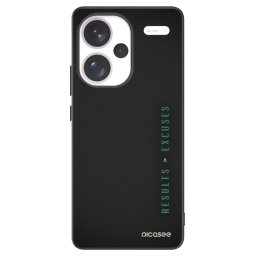 Fekete szilikon tok az alábbi mobiltelefonokra Xiaomi Redmi Note 13 Pro+ 5G - Results x Excuses
